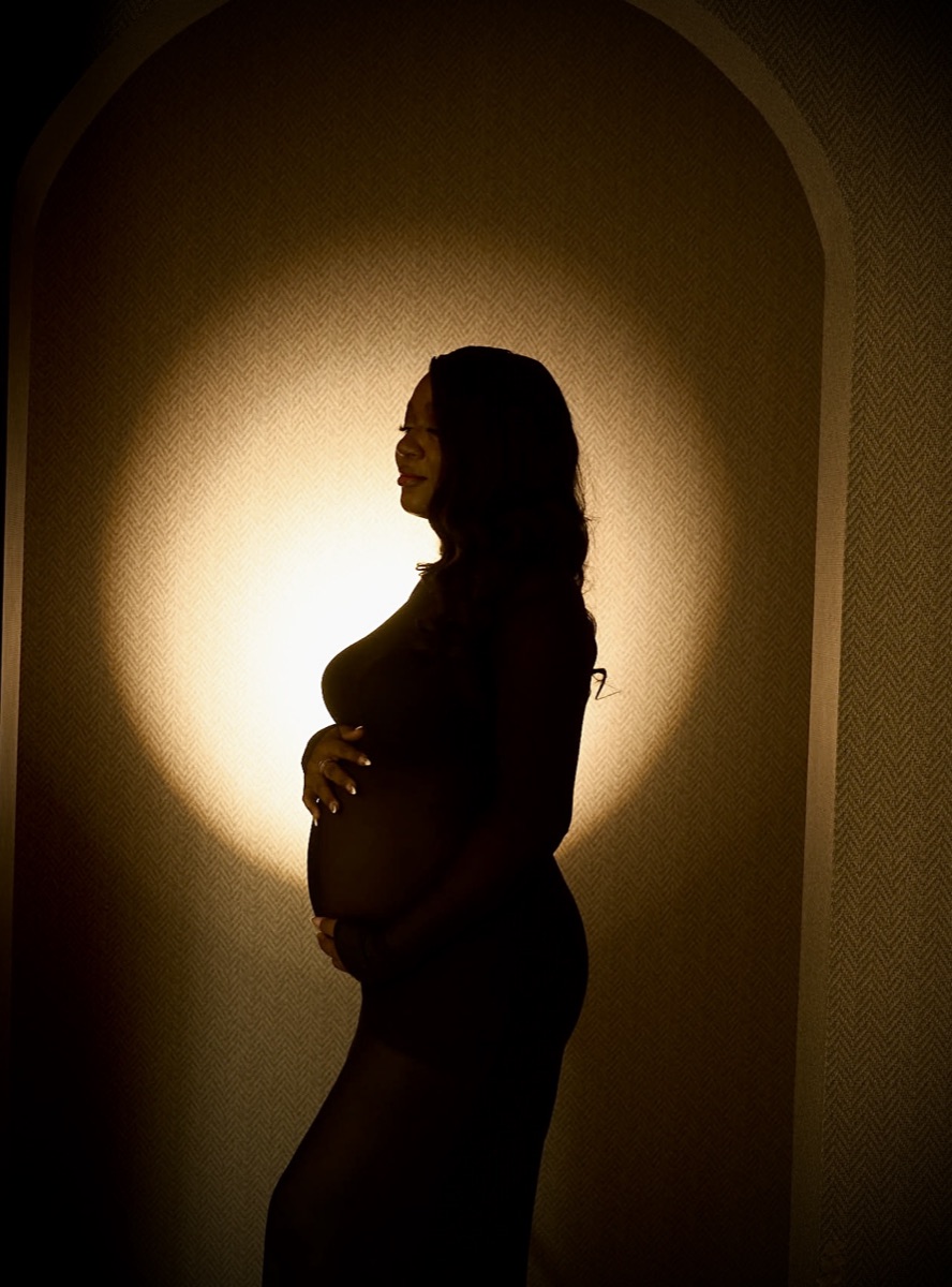 Ify's maternity photo