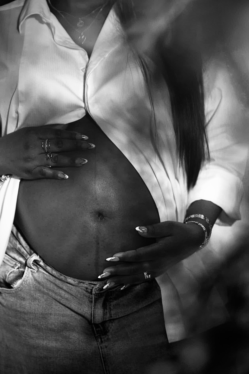 Ify's maternity photo